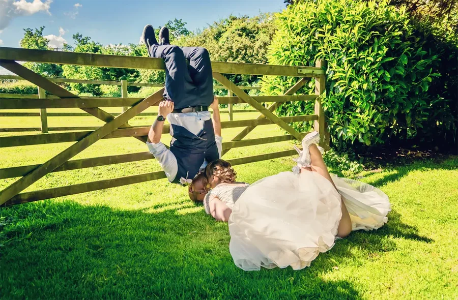 Fun quirky wedding photography in Worcester